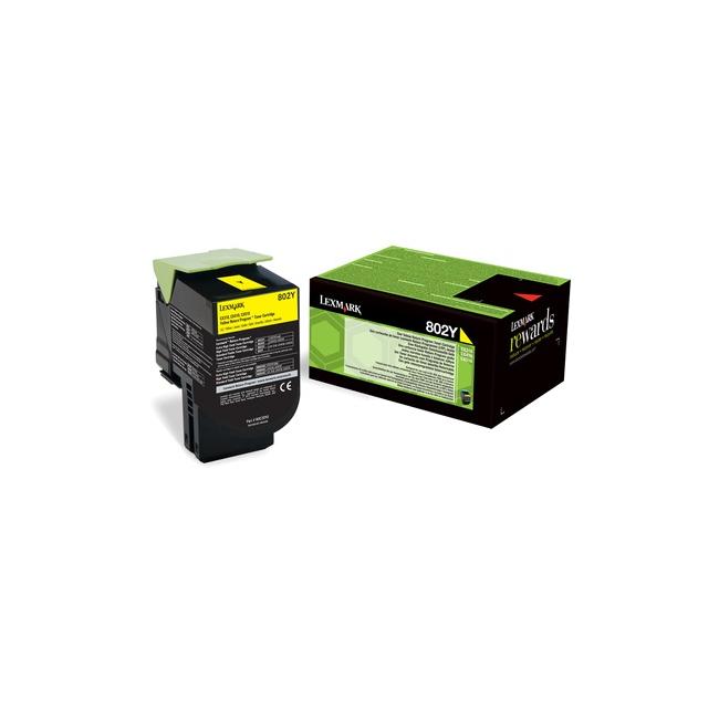 Toner Lexmark 802Y žltý (1 000 str.) pre CX310/CX410/CX510