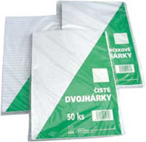 Dvojlist čistý A3 50 ks