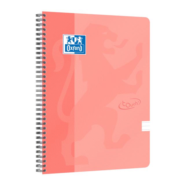 Pad Oxford Nordic Touch salmon, A4+, 70 sheets, lined