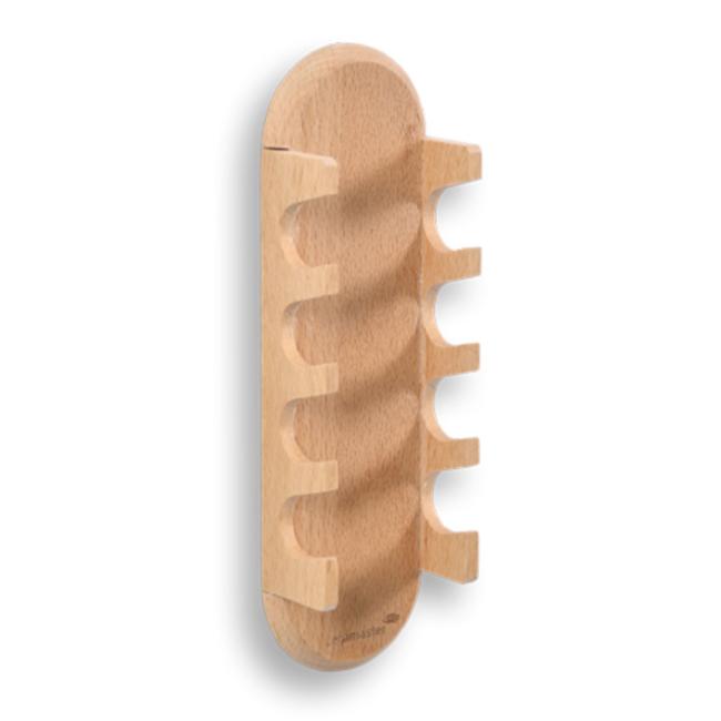 Marker holder for glass boards, wooden