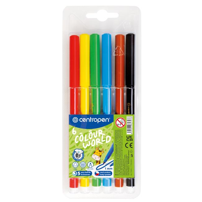 [CE755006] Set of markers Centropen 7550/6S