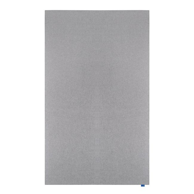 [LM144121] Textile acoustic pin board WALL-UP vertical 200x119.5 cm quiet gray