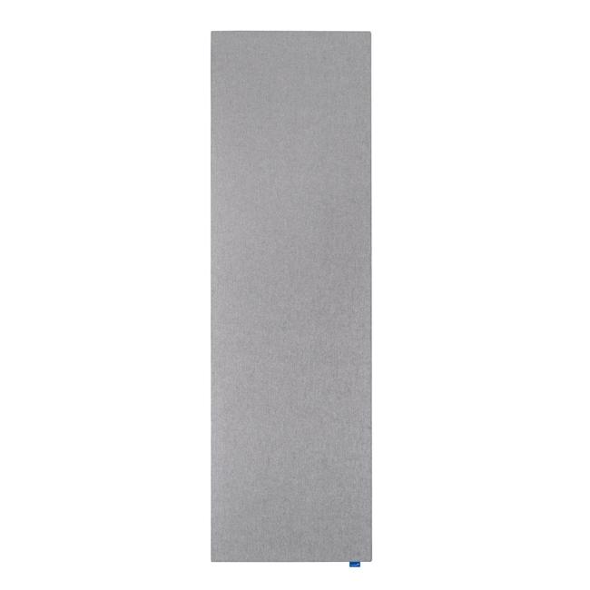 [LM144126] Textile acoustic pin board WALL-UP vertical 200x59.5 cm quiet gray