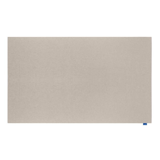 [LM144212] Textile acoustic pin board WALL-UP horizontal 119.5x200 cm fine beige