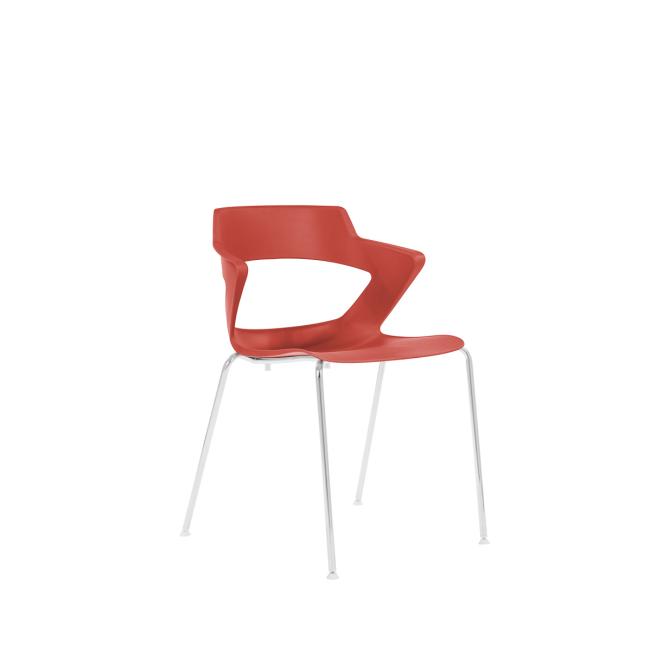 Aoki dining chair, red