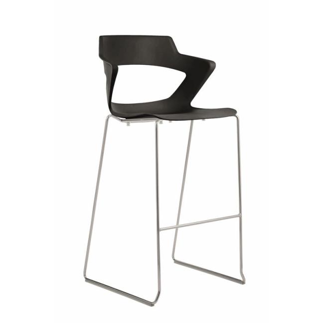 Bar stool Aoki Bar, black