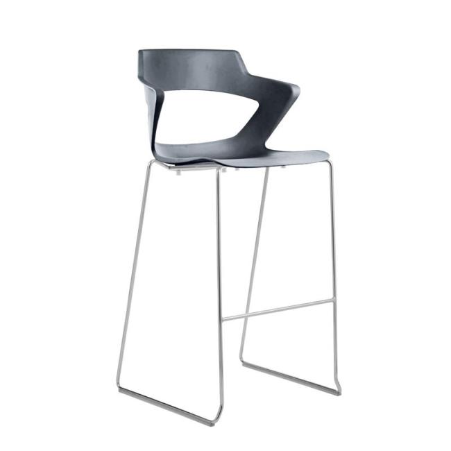 Bar stool Aoki Bar, anthracite