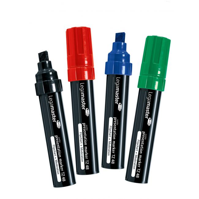 [LM155594] Marker set for flipchart blocks Legamaster JUMBO TZ 48/4S