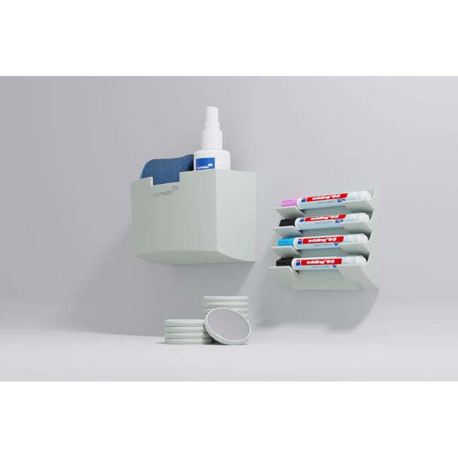 Magnety na sklenené tabule GLASSBOARD, zelené 5ks