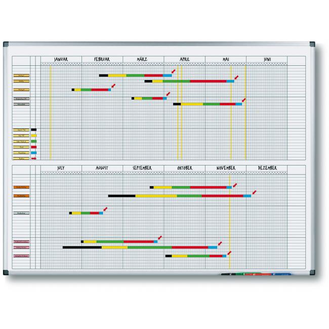 Ročná plánovacia tabuľa PREMIUM 90x120 cm