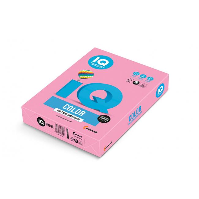 Colored paper IQ color pink pastel PI25, A4, 80g