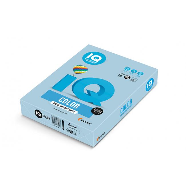 Color paper IQ color ice blue OBL70, A4, 80g
