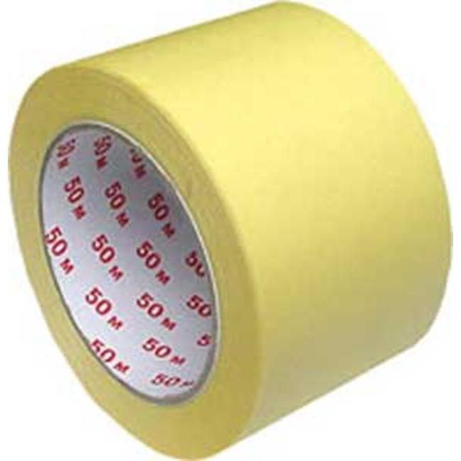 Camouflage crepe tape 75mm x 50m yellow