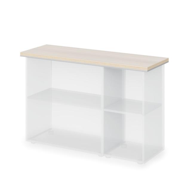 [LZ000200] Upper panel Lenza Wels, 127.6x3.8x42.9cm, light agate