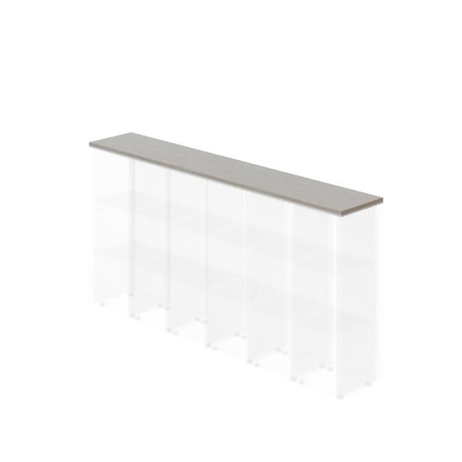 Upper cladding board Lenza Wels, 247.4x3.8x42.9cm, driftwood