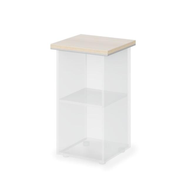 [LZ000240] Top panel Lenza Wels, 47.8x3.8x42.9cm, light agate