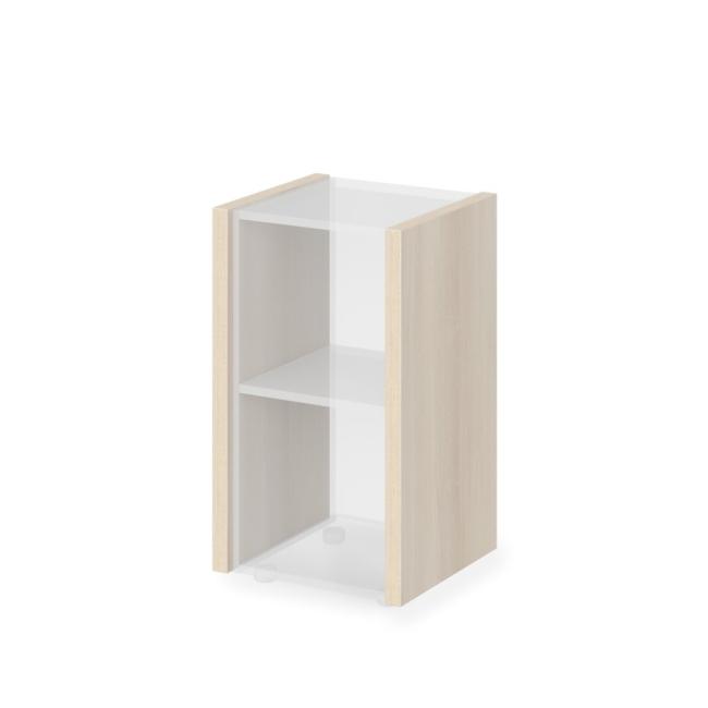 Side cladding boards Lenza Wels, 42.7x77.4x3.8cm, light agate