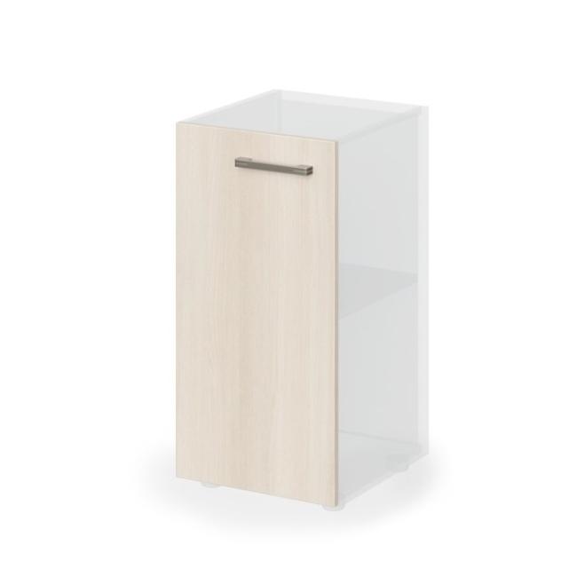 [LZ000320] Lenza Wels wardrobe door, hinges on the left, 39.6x76.8x1.8cm, light agate
