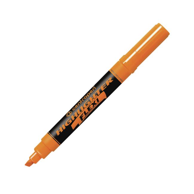 [CE854252] Highlighter Centropen 8542 Flexi orange