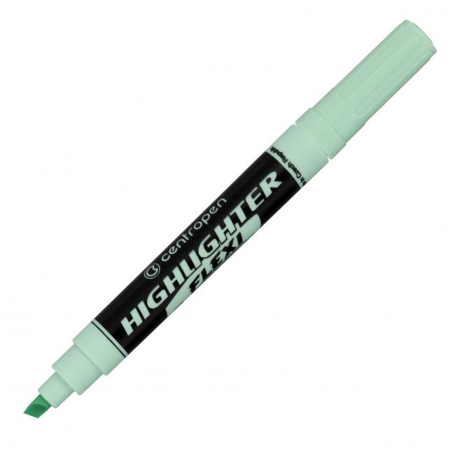 [CE854260] Highlighter Centropen 8542 Flexi Soft green