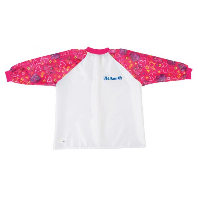 Children's painting apron Pelikan, red sleeves