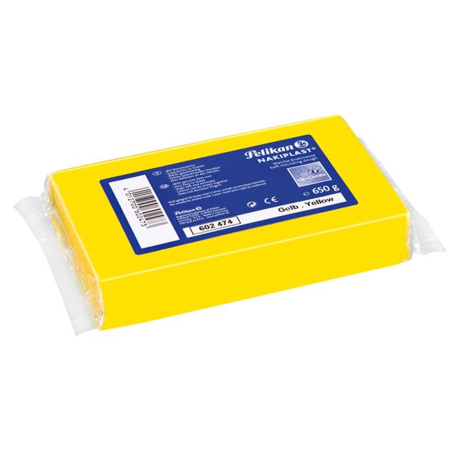 Plasticine Pelikan Nakiplast yellow 650g