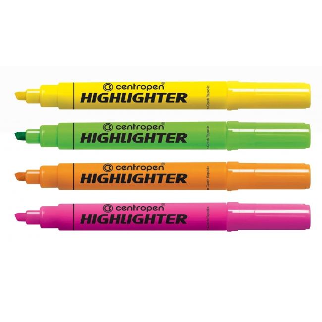 [CE855204] Centropen Highlighter Set 8552/4S (8852)
