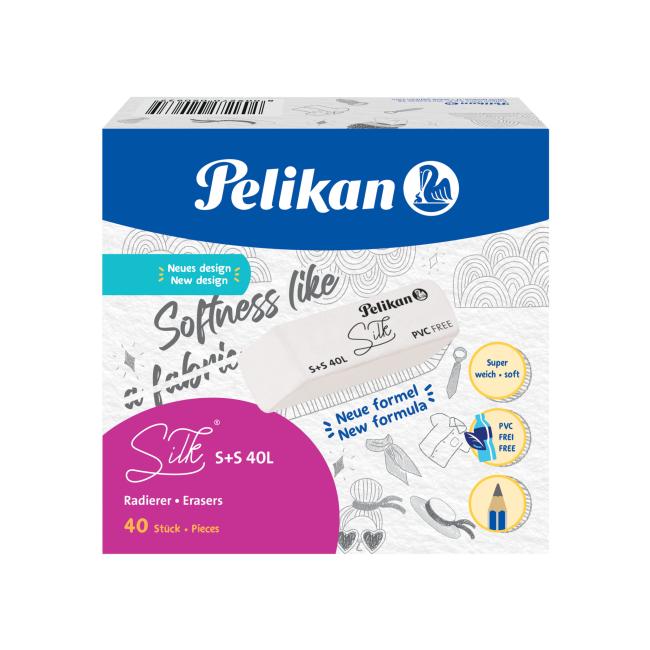 [PE606141] Rubber without PVC Pelikan S+S 40 L cream 40 pcs