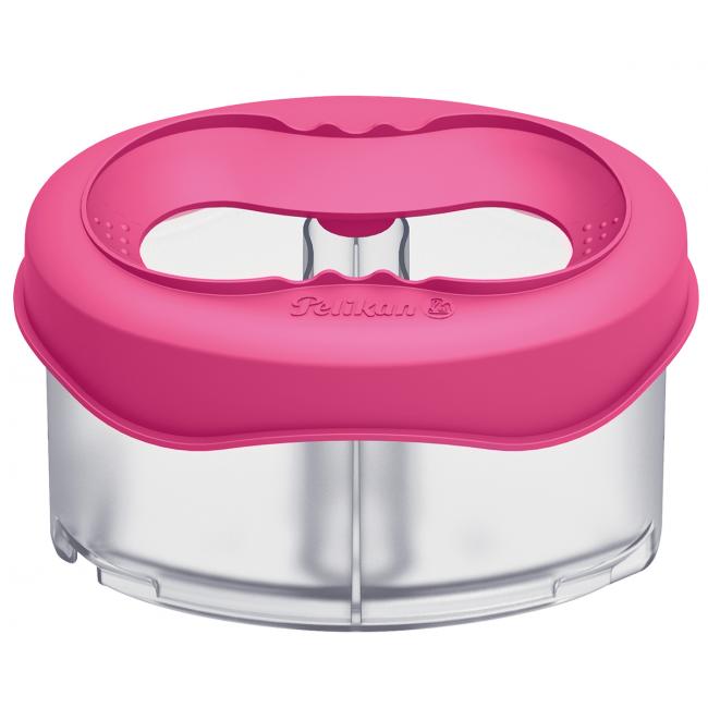 [PE800327] Pelikan plastic cup with brush holder, pink
