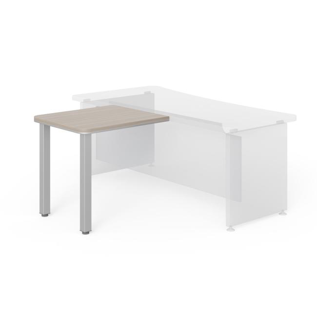 [LZ001421] Lenza Wels side table, 80x76.2x70cm, metal legs - driftwood