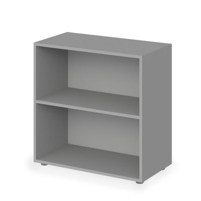 Low open cabinet 1 shelf Lenza Wels, 79.8x80x40.4cm, gray