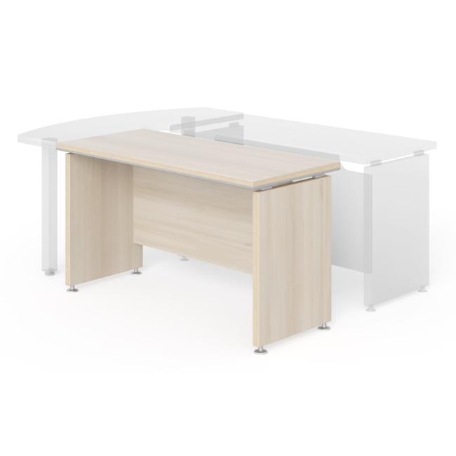 Lenza Wels meeting table, 135x76.2x60cm, light agate