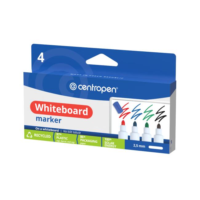 Centropen 8559/4S whiteboard marker set