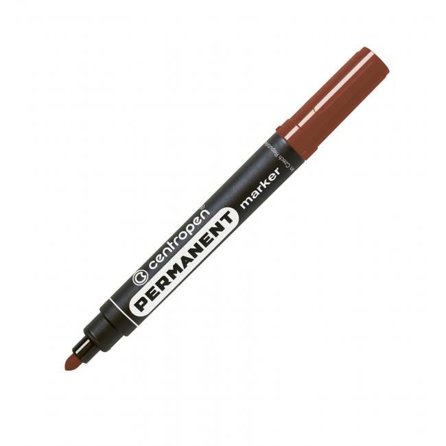 Permanent marker Centropen 8566 brown