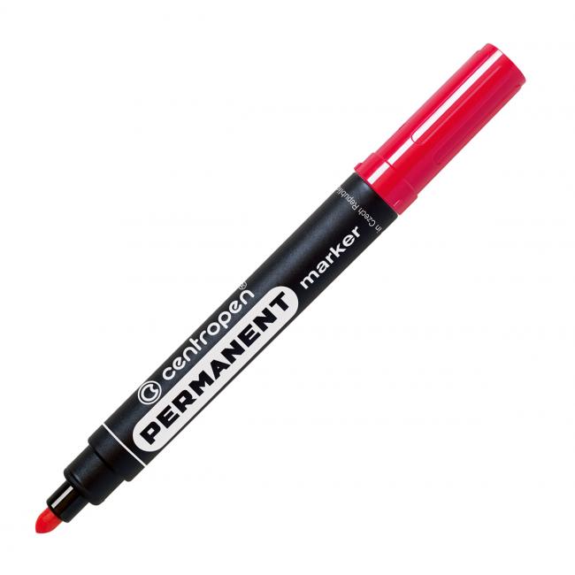 Permanent marker Centropen 8566 red