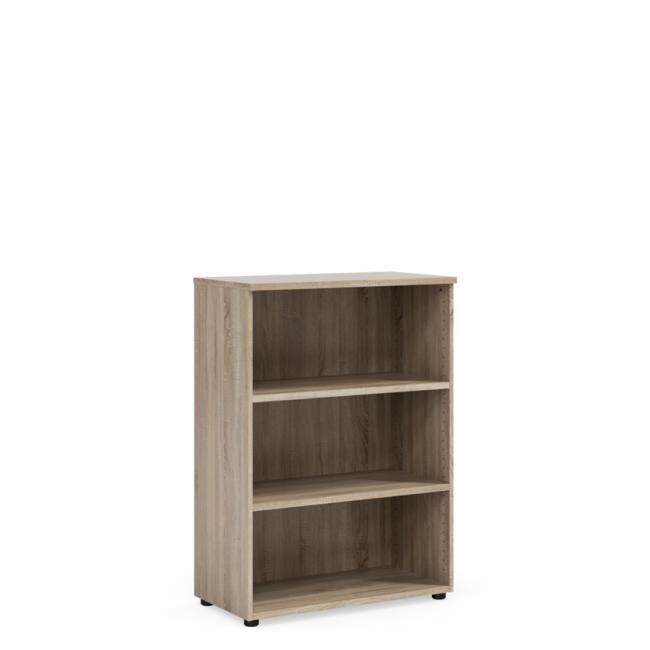 [LZ002854] Policová skriňa BASIC, otvorená, 80x40x111,7cm, dub Sonoma