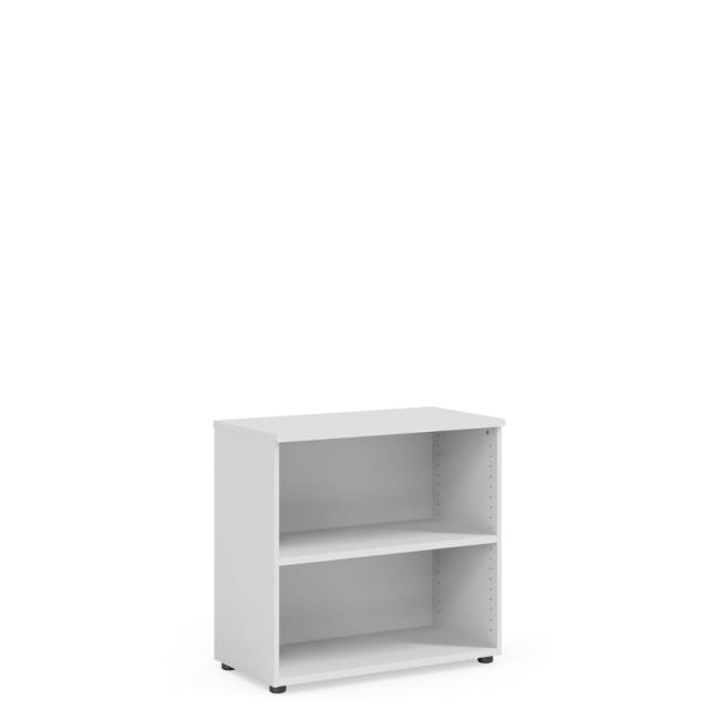 BASIC bookcase, open, 80x40x76.5cm, white