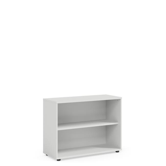[LZ002913] Policová skriňa BASIC, otvorená 100x40x75,3cm, biela