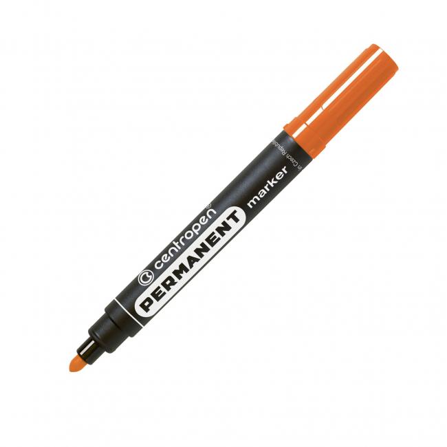 [CE856660] Permanentný popisovač Centropen 8566 oranžový