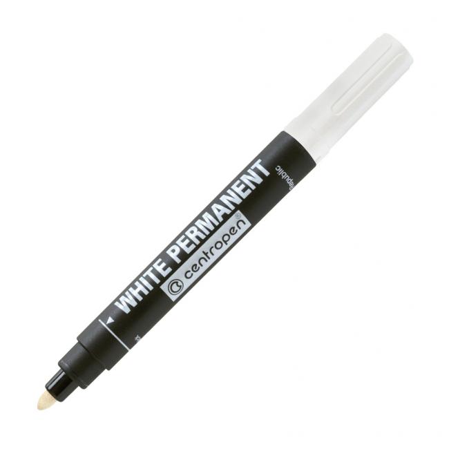 Permanent marker Centropen 8586 white