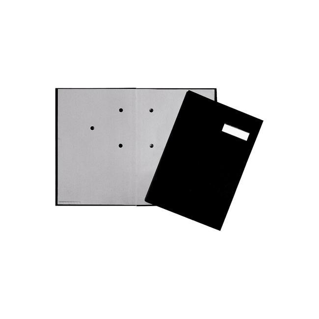 [PG241924] Signature book linen 20 PAGNA black