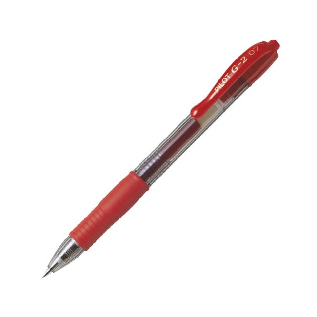 Roller gel PILOT G-2 0.7 mm red