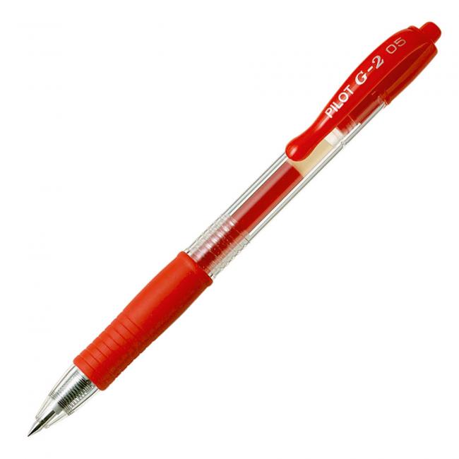 Gel roller PILOT G-2 05 red