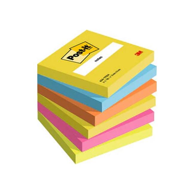 Self-adhesive Post-it ENERGETIC 76x76mm, 6x100 sheets