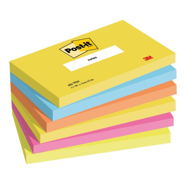 [MM065533] Post-it ENERGETIC 76x127mm, 6x100 listov