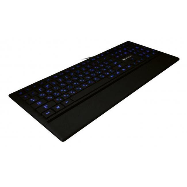 Keyboard Canyon CNS-HKB6SK multimedia LED backlit, rubberized surface