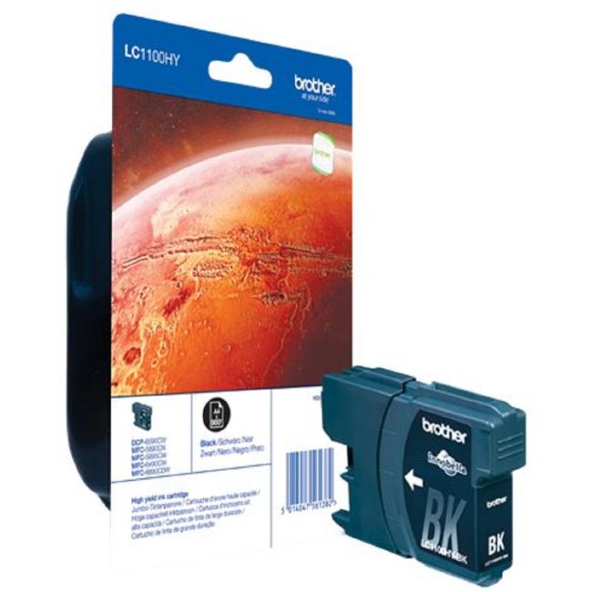 Ink cartridge Brother LC-1100 for MFC 6490CW/DCP-6690CW black HY (900 pages)