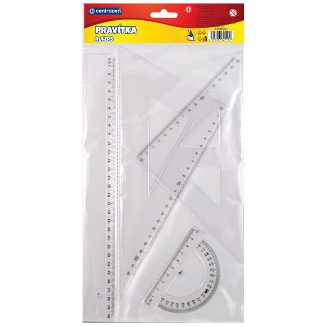 Centropen Ruler Drawing Set Large 9500