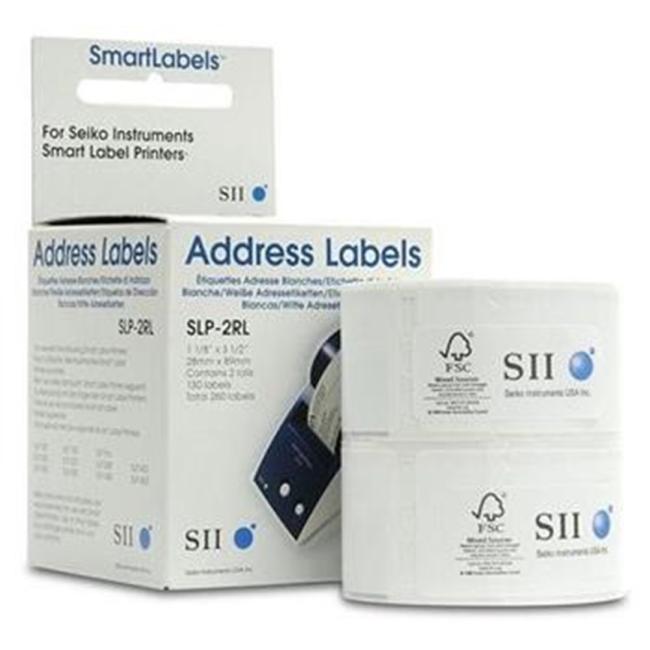 [PP029823] Štítky na skateboard SEIKO SLP-2RL Adresné štítky 28x89mm (2 ks)