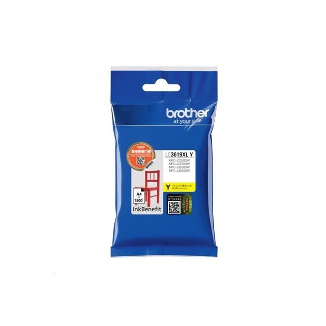 Ink cartridge Brother LC-3619XL for MFC-J2330DW/J3530DW/J3930DW yellow (1,500 pages)